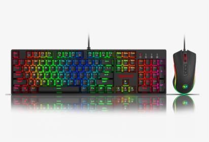 Redragon K582-ba Wired Mechanical Gaming Keyboard & - Gaming Keyboard And Mouse Transparent, HD Png Download, Free Download