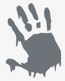 #hand #handprint #grey - Jk Sticker, HD Png Download, Free Download