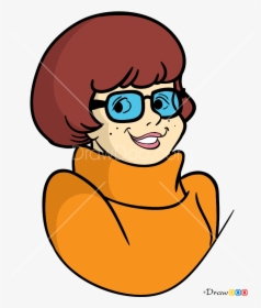Velma Scooby Doo Drawing Clipart , Png Download - Scooby Doo Velma Face, Transparent Png, Free Download