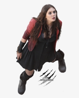 Age Of Ultron Cosplay Scarlet Witch Suit , Png Download - Elizabeth Olsen Avengers Cleavage, Transparent Png, Free Download