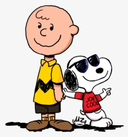 Charlie Brown And Snoopy By 822peppermintpatty66 - Charlie Brown And Snoopy Joe Cool, HD Png Download, Free Download