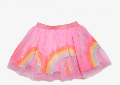 Rainbow Sequin Tutu Skirt"  Class= - Miniskirt, HD Png Download, Free Download
