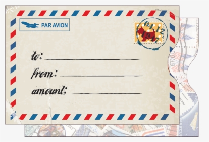 Envelope Clipart Par Avion - Envelope, HD Png Download, Free Download