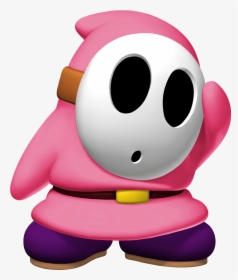 Shy Guy Png - Blue Shy Guy Mario, Transparent Png, Free Download