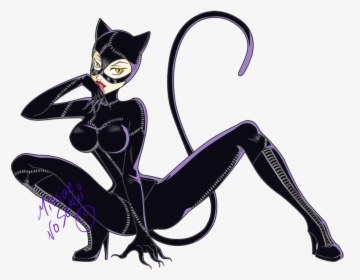 Catwoman - Catwoman Drawing, HD Png Download, Free Download