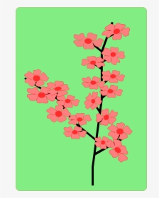Flower, Flowers, Sakura Svg Clip Arts - Sakura Flower Vector, HD Png Download, Free Download