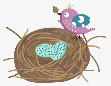 Transparent Egg Clipart Png - Nest Cartoon Png, Png Download, Free Download