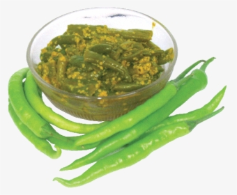 Green Chilli Pickle - Green Bean, HD Png Download, Free Download