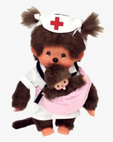 Monchhichi Nurse And Baby - Monchhichi Infirmiere, HD Png Download, Free Download