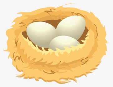 Eggs In A Nest Clip Art , Png Download - Eggs In Nest Clipart, Transparent Png, Free Download