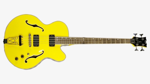 Stylist Cabbie Electric Bass - Yellow Guitar Png, Transparent Png, Free Download