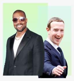 Kanye West And Mark Zuckerberg Forget Their Worries - Tuxedo, HD Png Download, Free Download