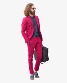 Guy Walking Png - Hipster Walking Cutout, Transparent Png, Free Download
