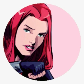 A Safe & Kind Place Black Widow Png Icons ✩ Requested - Black Widow Comic Icon, Transparent Png, Free Download