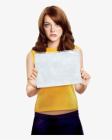Emma Stone Holding Paper - Easy A Folder Icon, HD Png Download, Free Download