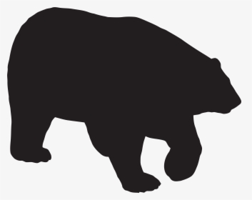 Grizzly Bear Silhouette Clip Art, HD Png Download, Free Download