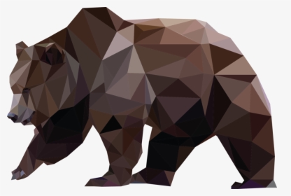 California Bear Abstract, HD Png Download, Free Download