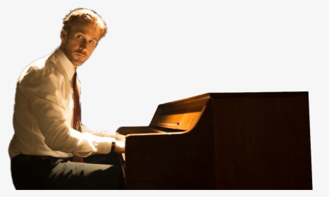 La La Land Png - Ryan Gosling Playing Piano, Transparent Png, Free Download
