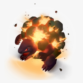 Pok Mon Nuclear Explosion - Golem Explosion Pokemon, HD Png Download, Free Download