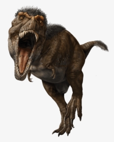 Rex Running With Mouth Open, Showing Many Teeth - T Rex, HD Png Download, Free Download