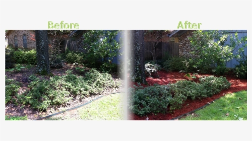 Lawnserve Of Ar Shrub Trimming And Mulch Before And - Mulch Before And After, HD Png Download, Free Download