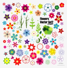 Vector Flower Free Download, HD Png Download, Free Download
