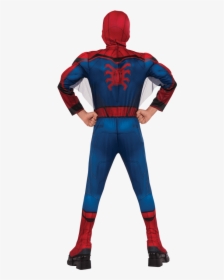 Kids Deluxe Spider-man Homecoming Costume - Deluxe Spiderman Costume, HD Png Download, Free Download