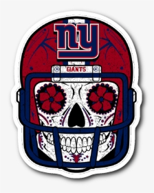 Custom New York Giants Sugar Skull Stickers"  Class= - New York Giants Skull, HD Png Download, Free Download