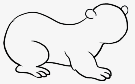 Otter Clipart Easy Draw - Line Art, HD Png Download, Free Download