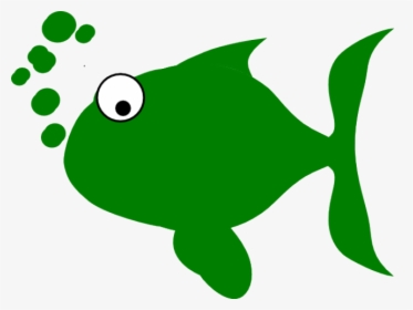 Koi Fish Clipart Animated - Clipart Green Fish, HD Png Download, Free Download