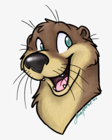 Cute Otter Headshot, HD Png Download, Free Download