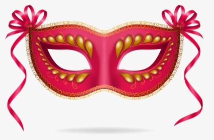 Clip Art Mask Ball Computer File - Pink Mask Designs, HD Png Download, Free Download
