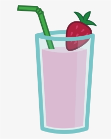 Drink Clipart Smoothie Cup Pencil And In Color Drink - Strawberry And Banana Smoothie Cartoon, HD Png Download, Free Download