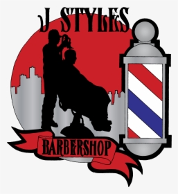 Transparent Barber Pole Png - Logo Barber Clipart, Png Download, Free Download