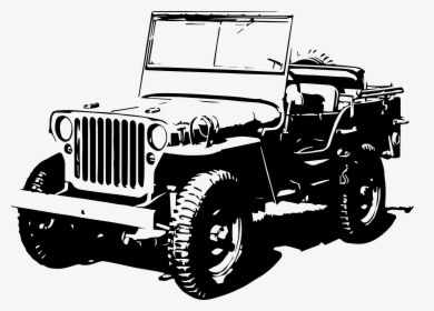 Jeep Wrangler Willys Mb Jeep Liberty Willys Jeep Truck - Willys Jeep Clip Art, HD Png Download, Free Download