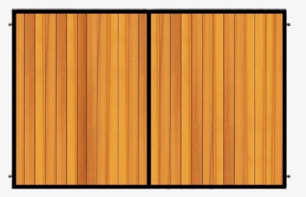 Metal Framed Wooden Gate - Wood Gate Png, Transparent Png, Free Download