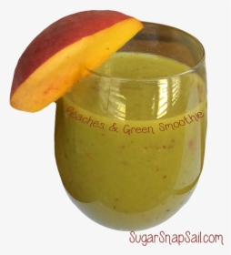 Peaches & Green Smoothie - Health Shake, HD Png Download, Free Download