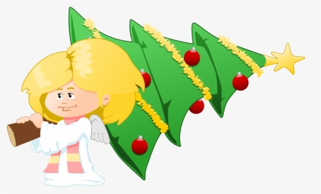Cute Christmas Angels Clipart, HD Png Download, Free Download