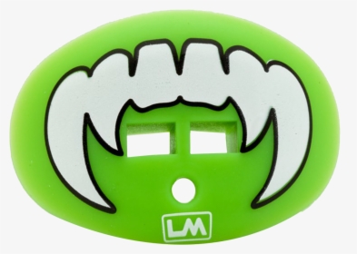 Loudmouthguards Vampire Fangs Hawk Fluorescent Green - Fang, HD Png Download, Free Download