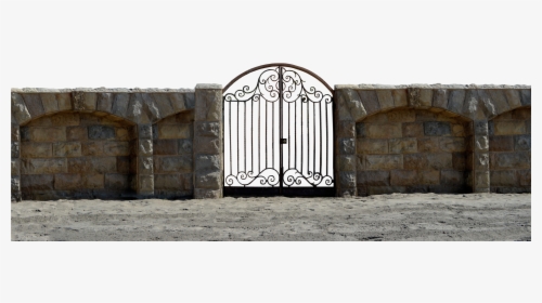 Iron Stone Gate At Beach Png Stock Photo, Transparent Png, Free Download