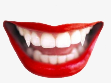 #ftestickers #freetoedit #vampireteeth #vampire #teeth - Tongue, HD Png Download, Free Download