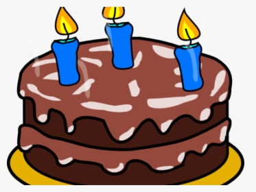 Tart Clipart Clip Art - Birthday Cake With 3 Candles, HD Png Download, Free Download