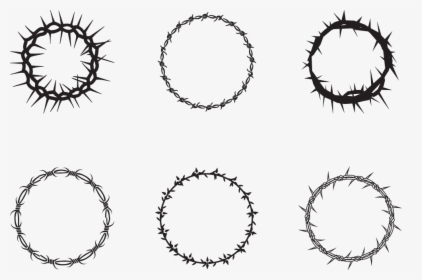 Crown Of Thorns Thorns, Spines, And Prickles Euclidean - Jesus Crown Of Thorns Vector, HD Png Download, Free Download