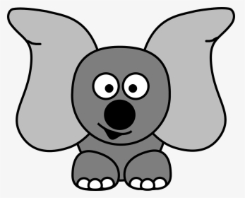 Jug Ears, Elephant, Dumbo, Ears, Grey, Cartoon, Cute - Elephant Finger Puppets Cartoon, HD Png Download, Free Download