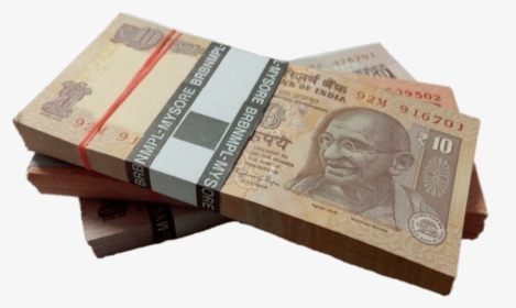 Stacks Of Rupee Notes - Transparent Indian Rupee Png, Png Download, Free Download
