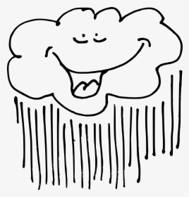 Cloud-rain Clip Arts - Raining Clouds Clip Art, HD Png Download, Free Download