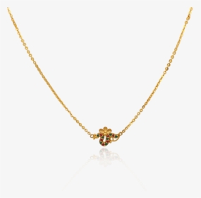 Beautiful Gold Chain With Pendant - Necklace, HD Png Download, Free Download