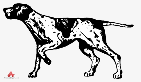Dog Clipart Images Of Hunting Dogs Collection Transparent - Simple Hunting Dog Drawing, HD Png Download, Free Download