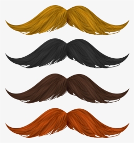Mustache Set Png Clip - File Hair Style Png, Transparent Png, Free Download