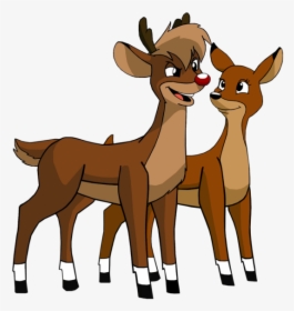 Rudolph And Zoey - Rudolph The Red Nosed Reindeer Anime, HD Png ...